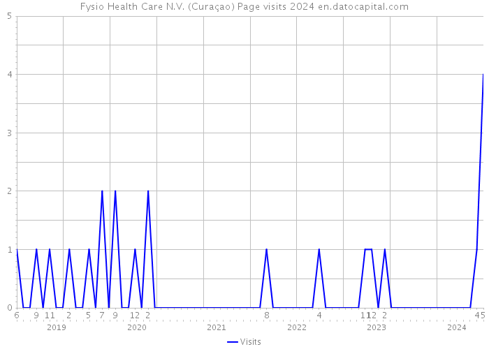 Fysio Health Care N.V. (Curaçao) Page visits 2024 