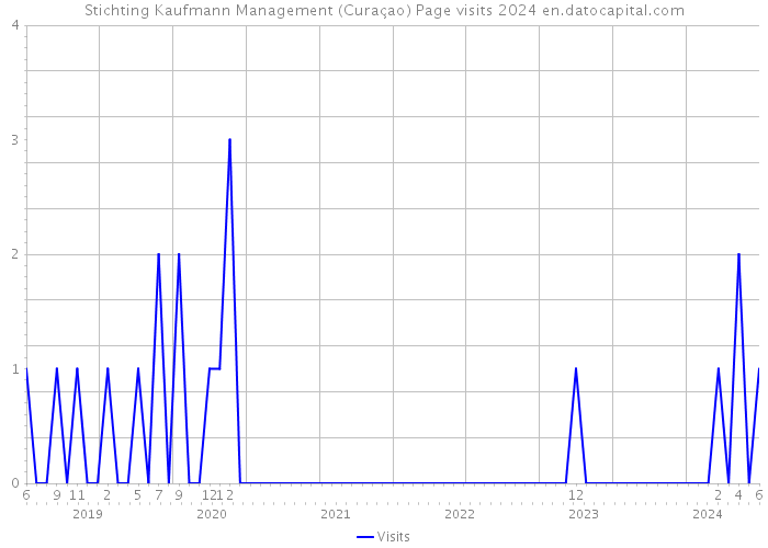 Stichting Kaufmann Management (Curaçao) Page visits 2024 