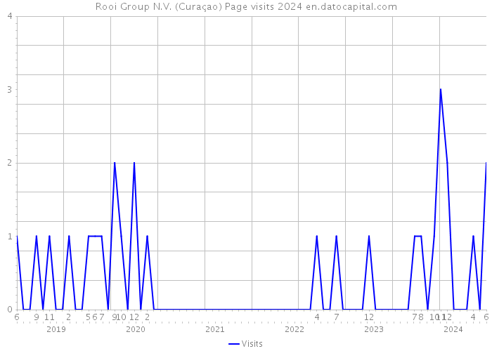 Rooi Group N.V. (Curaçao) Page visits 2024 