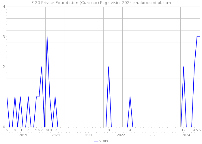 F 20 Private Foundation (Curaçao) Page visits 2024 