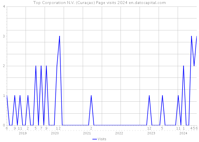 Top Corporation N.V. (Curaçao) Page visits 2024 