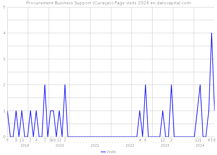 Procurement Business Support (Curaçao) Page visits 2024 