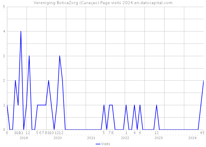Vereniging BoticaZorg (Curaçao) Page visits 2024 