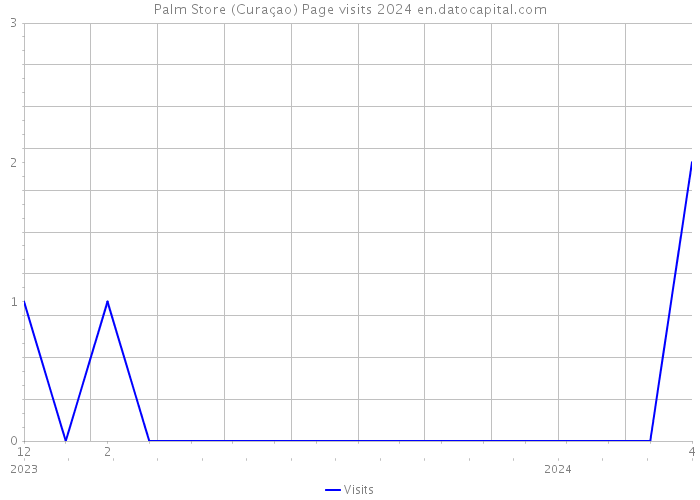 Palm Store (Curaçao) Page visits 2024 