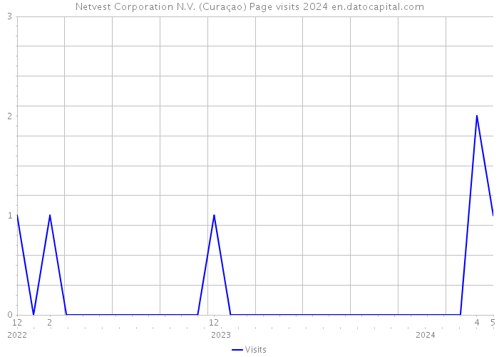 Netvest Corporation N.V. (Curaçao) Page visits 2024 