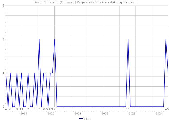 David Morrison (Curaçao) Page visits 2024 