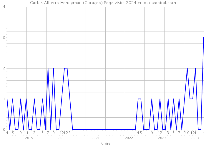 Carlos Alberto Handyman (Curaçao) Page visits 2024 