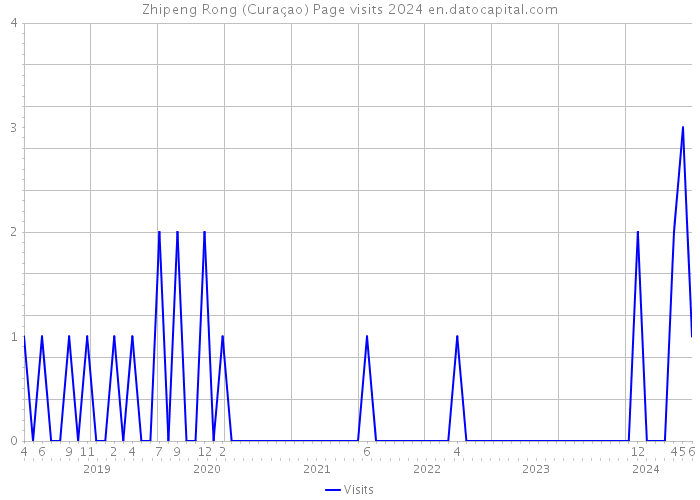 Zhipeng Rong (Curaçao) Page visits 2024 