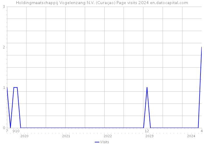 Holdingmaatschappij Vogelenzang N.V. (Curaçao) Page visits 2024 