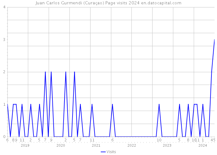 Juan Carlos Gurmendi (Curaçao) Page visits 2024 