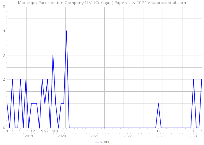 Montegut Participation Company N.V. (Curaçao) Page visits 2024 