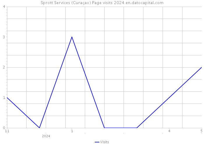 Sprott Services (Curaçao) Page visits 2024 