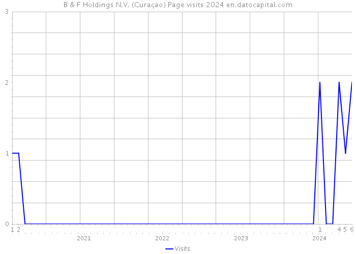 B & F Holdings N.V. (Curaçao) Page visits 2024 