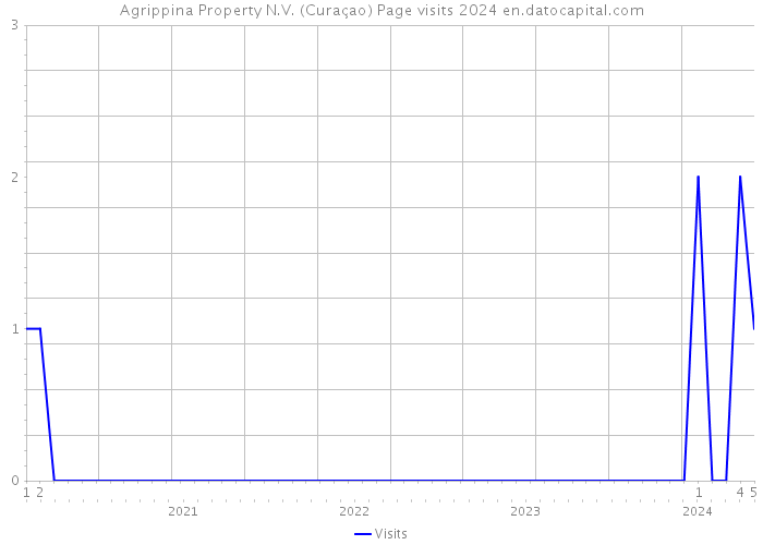 Agrippina Property N.V. (Curaçao) Page visits 2024 