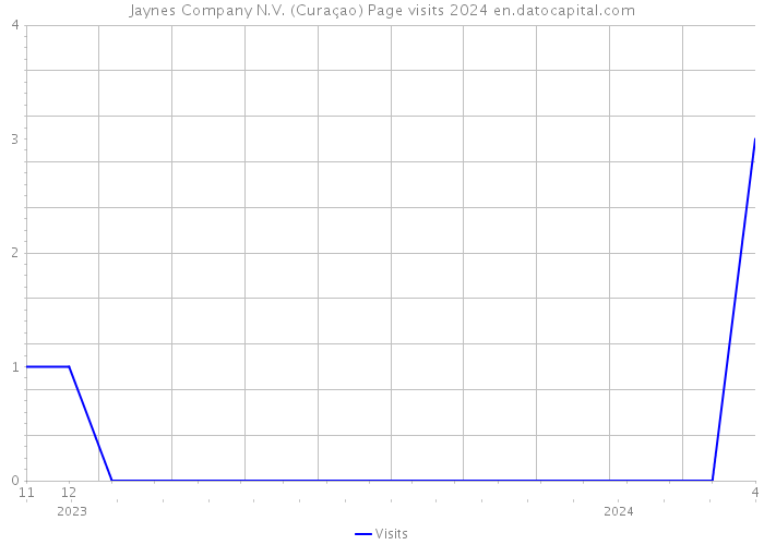 Jaynes Company N.V. (Curaçao) Page visits 2024 