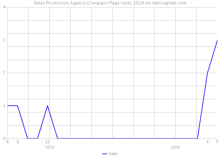 Sales Promotion Agency (Curaçao) Page visits 2024 