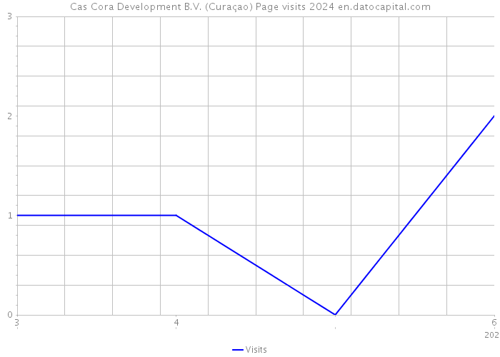 Cas Cora Development B.V. (Curaçao) Page visits 2024 