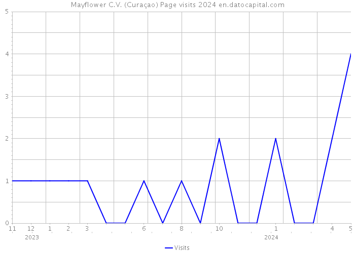 Mayflower C.V. (Curaçao) Page visits 2024 