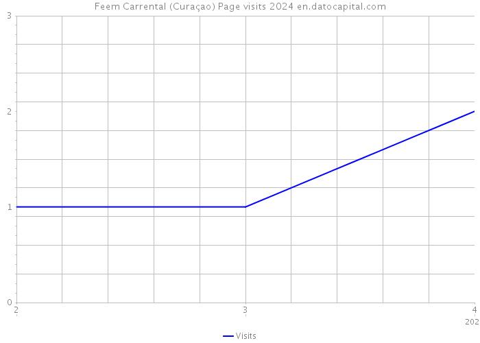 Feem Carrental (Curaçao) Page visits 2024 