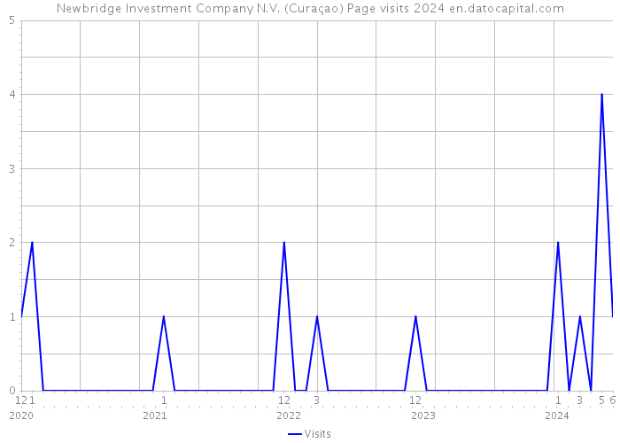 Newbridge Investment Company N.V. (Curaçao) Page visits 2024 