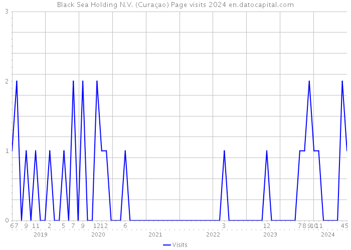 Black Sea Holding N.V. (Curaçao) Page visits 2024 
