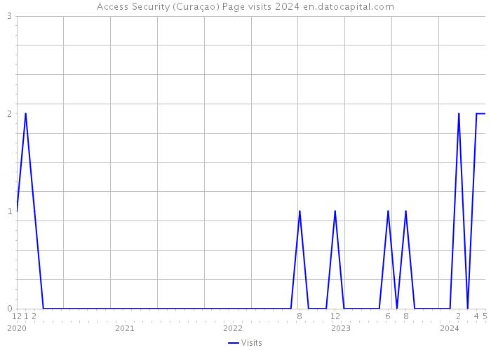 Access Security (Curaçao) Page visits 2024 
