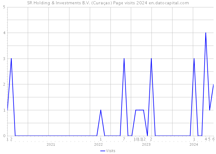 SR Holding & Investments B.V. (Curaçao) Page visits 2024 