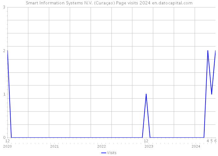 Smart Information Systems N.V. (Curaçao) Page visits 2024 