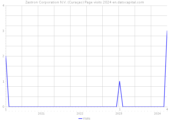 Zastron Corporation N.V. (Curaçao) Page visits 2024 