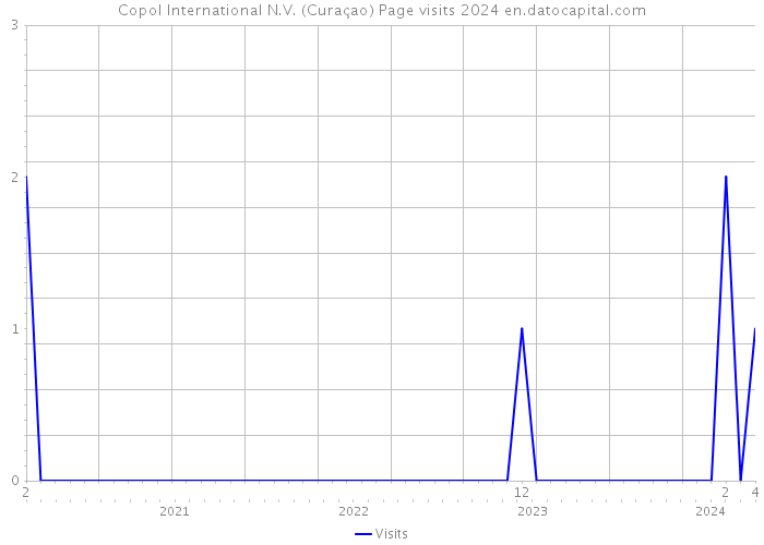 Copol International N.V. (Curaçao) Page visits 2024 