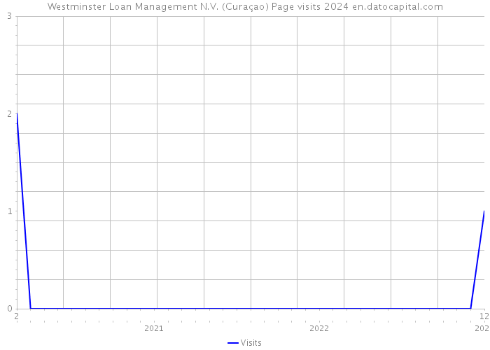 Westminster Loan Management N.V. (Curaçao) Page visits 2024 