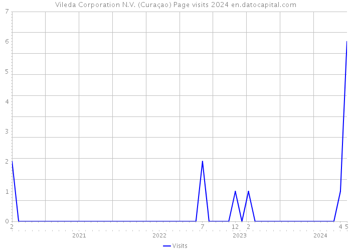 Vileda Corporation N.V. (Curaçao) Page visits 2024 