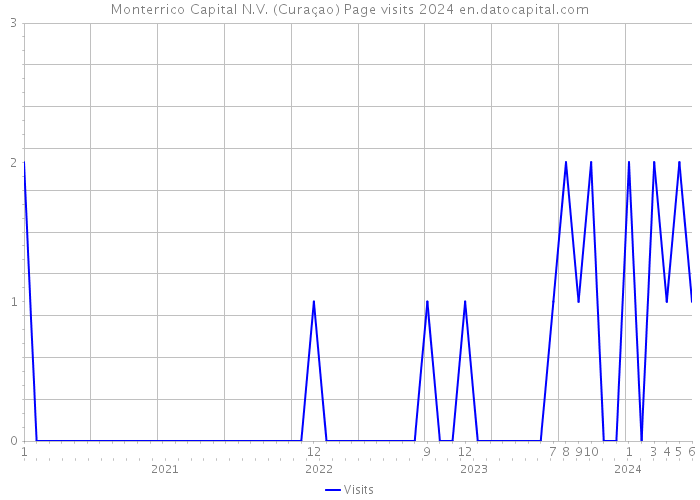 Monterrico Capital N.V. (Curaçao) Page visits 2024 