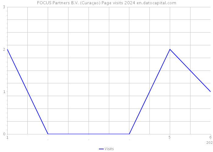 FOCUS Partners B.V. (Curaçao) Page visits 2024 