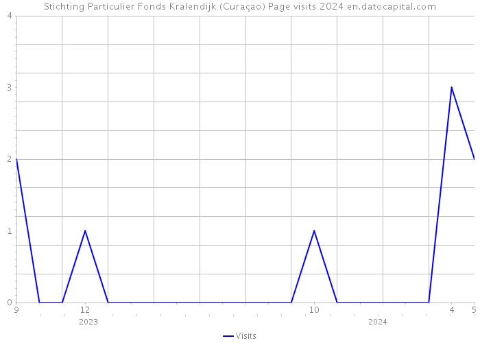 Stichting Particulier Fonds Kralendijk (Curaçao) Page visits 2024 