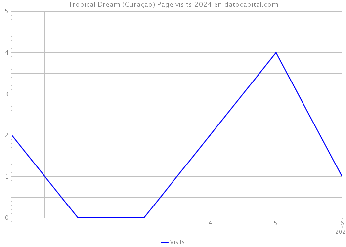 Tropical Dream (Curaçao) Page visits 2024 