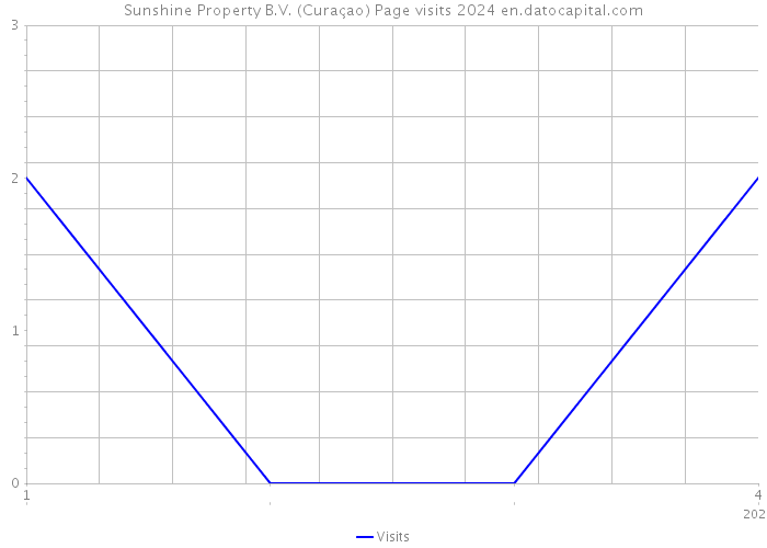 Sunshine Property B.V. (Curaçao) Page visits 2024 