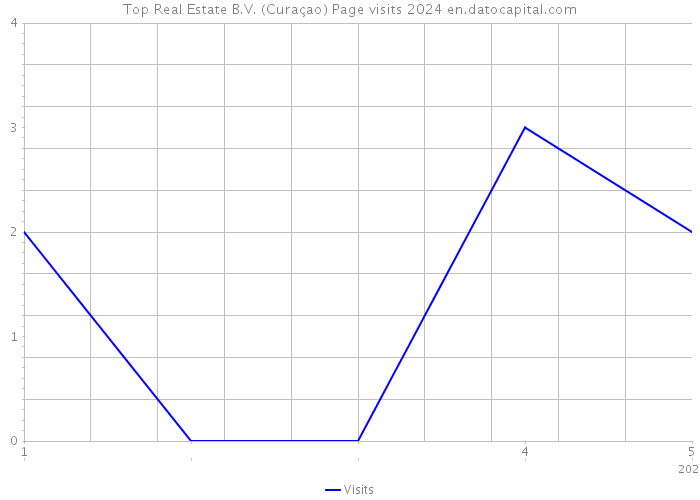 Top Real Estate B.V. (Curaçao) Page visits 2024 