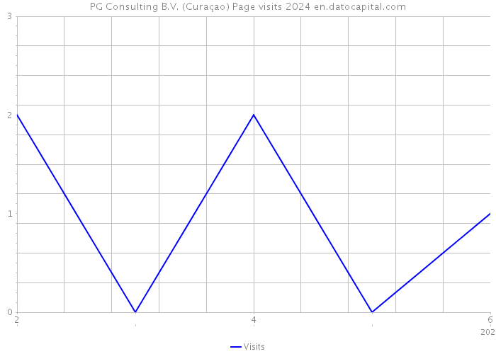 PG Consulting B.V. (Curaçao) Page visits 2024 