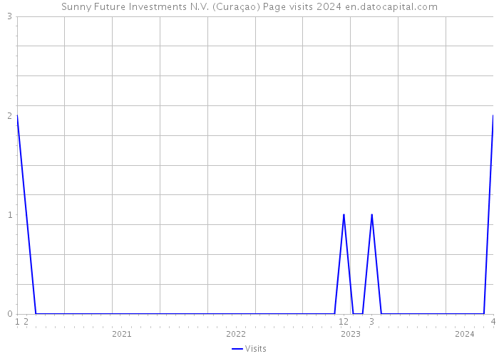 Sunny Future Investments N.V. (Curaçao) Page visits 2024 
