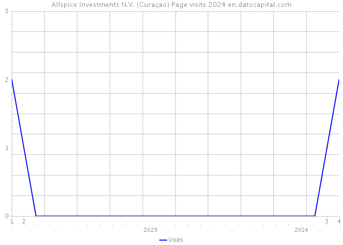 Allspice Investments N.V. (Curaçao) Page visits 2024 