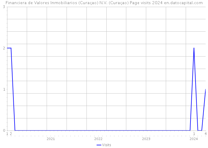 Financiera de Valores Inmobiliarios (Curaçao) N.V. (Curaçao) Page visits 2024 