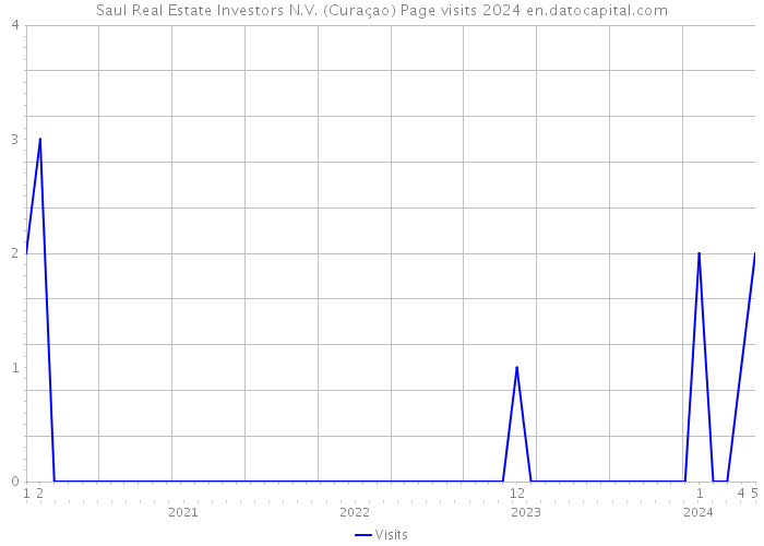 Saul Real Estate Investors N.V. (Curaçao) Page visits 2024 