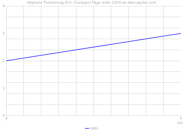 Neptune Technology N.V. (Curaçao) Page visits 2024 