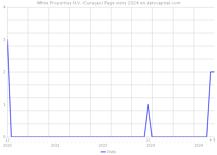 White Properties N.V. (Curaçao) Page visits 2024 