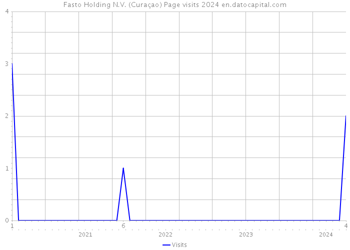 Fasto Holding N.V. (Curaçao) Page visits 2024 