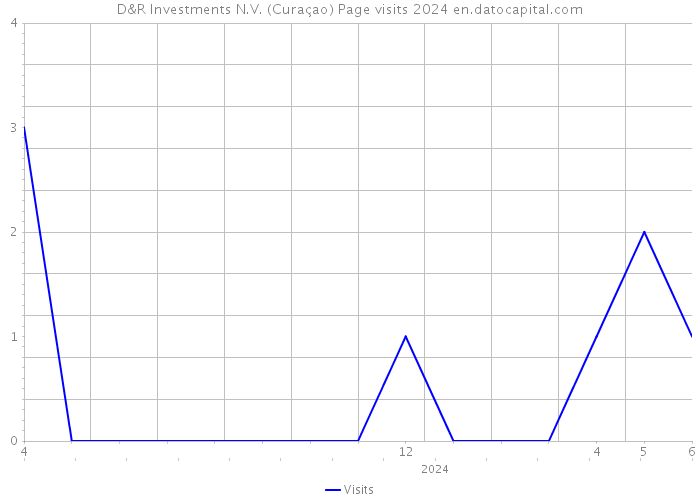 D&R Investments N.V. (Curaçao) Page visits 2024 