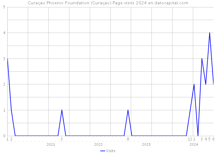 Curaçao Phoenix Foundation (Curaçao) Page visits 2024 