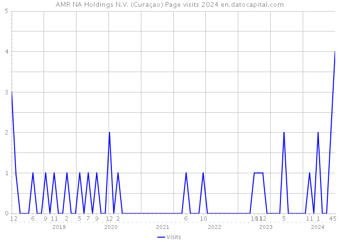 AMR NA Holdings N.V. (Curaçao) Page visits 2024 