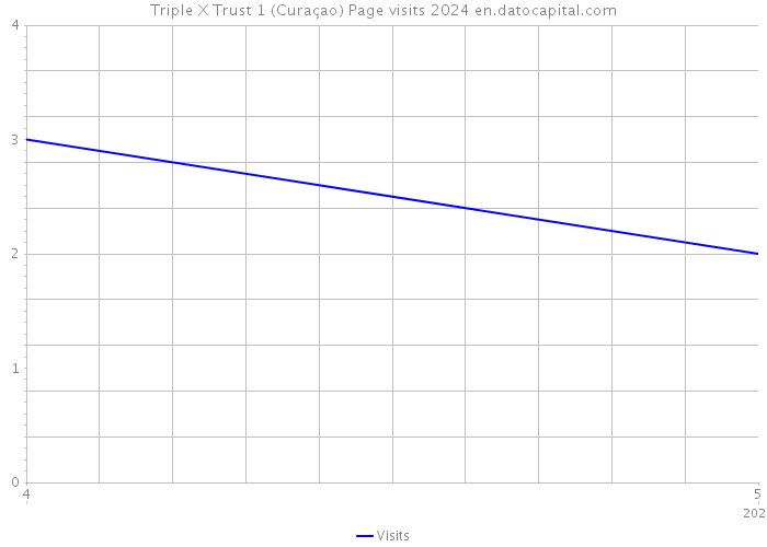 Triple X Trust 1 (Curaçao) Page visits 2024 